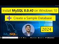 How To Install MySQL 8 0 40 Server And Workbench Latest Version On Windows 10