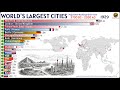 World S Largest Cities By Population 3700 BC 2050 AD
