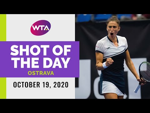 Теннис Sara Sorribes Tormo | 2020 Ostrava Day 1 | Shot of the Day