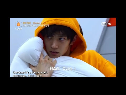 Hesseung-ah, you should do a CUTE, BUBBLY FACE not a SCARY FACE