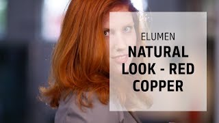 Using different tones to get gloss and shine in copper red hair | Elumen | Goldwell Education Plus
