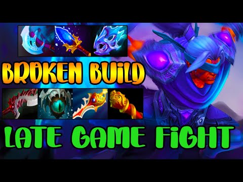 BROKEN BUILD [ Anti Mage ] LATE GAME TEAM FIGHT - INTENSE BATTLE - DOTA 2 GAMEPLAY