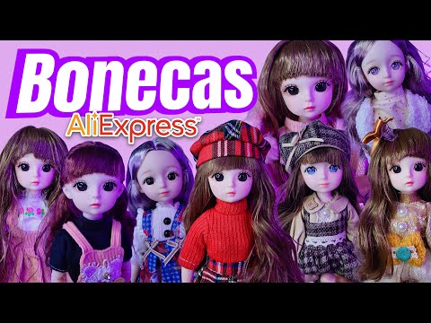 BONECAS BJD FAKE do Aliexpress - SÃO LINDAS DEMAIS #unboxing #aliexpress