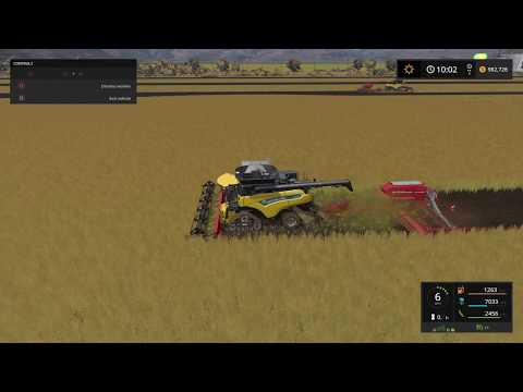Mustang valley harvest and seed all in one pass