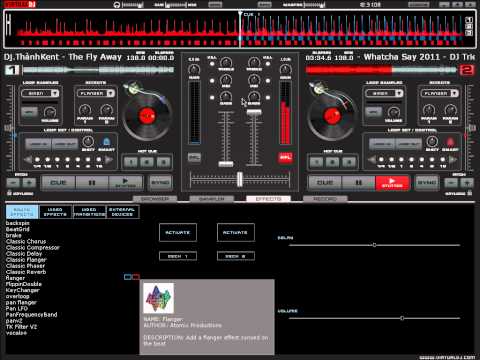 Hướng dẫn cơ bản qua nhạc trên Virtual DJ bằng chuột - DJ Trieu (MuziGMix)