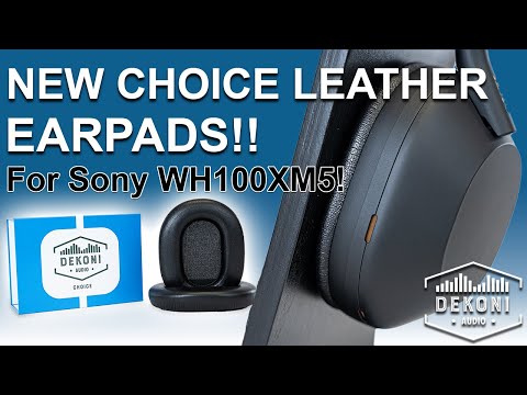Dekoni Audio Choice Leather Ear Pads Sony WH1000Xm5 Headphones