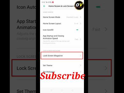 Oppo Lock Screen Magazine Not working off on  #shorst #viral #tranding #youtube #2023