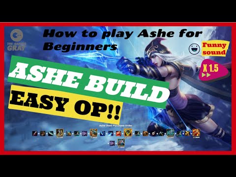 Crushing with New Ashe Build! Win Big - Season 13 Beginner's Guide in League of Legends!"⭐⭐⭐tutorial