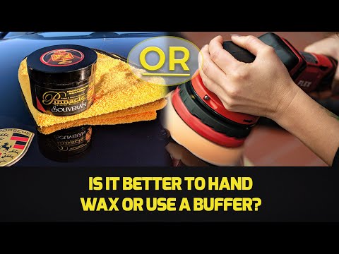 Is it better to hand wax or use a buffer?