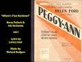 "Where's That Rainbow?" Harry Pollack & His Orchestra (1927) Lorenz Hart & Richard Rodgers