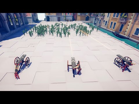 3х GATLING GUN vs ZOMBIE ARMY - Totally Accurate Battle Simulator