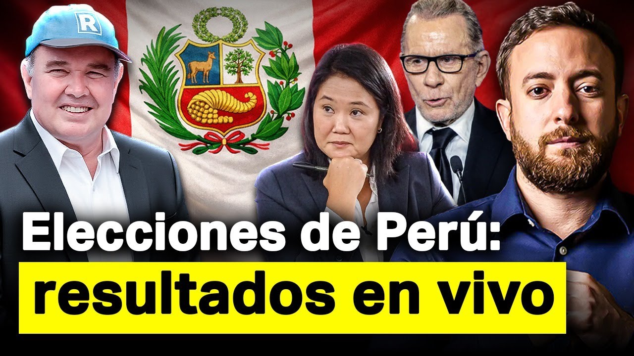 🚨 MINUTO A MINUTO De las Elecciones en PERÚ | Agustín Laje