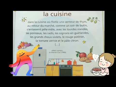 La cuisine, poésie, 2AEP, Chemin des lettres