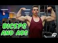 BICEPS & SIX PACK ABS WORKOUT VLOG | McDONALD'S DRIVE-THROUGH