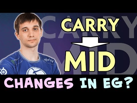 Experiments in EG? Arteezy practicing MID