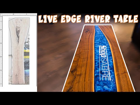 Live Edge River Epoxy Tablevideo thumb