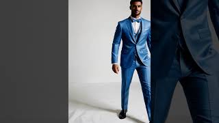The light blue 4pc Satin Tuxedo Collection video
