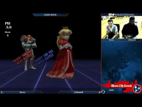 RtS - Kevo (Peach) vs JTMerrell (Metaknight, Samus, Ness) - Project M Losers Semis