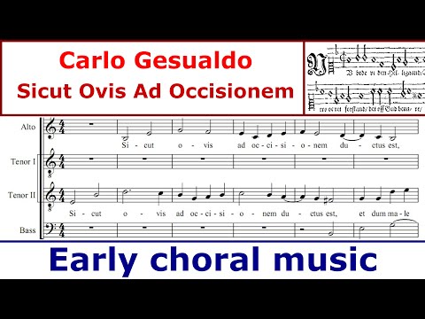 Carlo Gesualdo - Sicut Ovis Ad Occisionem