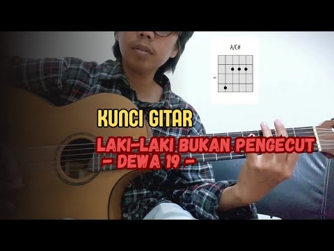(Tutorial Chord Guitar) Laki-laki Bukan Pengecut dari Dewa 19 | Gampang tapi banyak