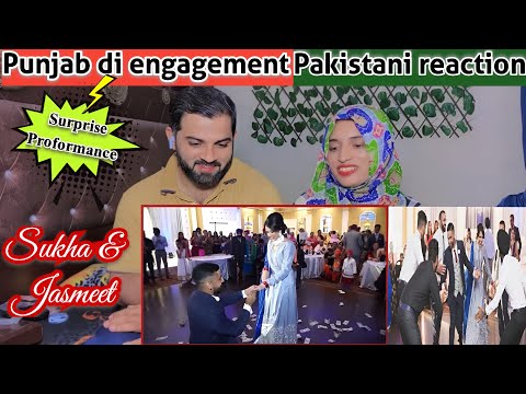 Sukha Jasmeet Surprise Engagement Performance ||YourFavJodi Reception Performance|Pakistani reaction