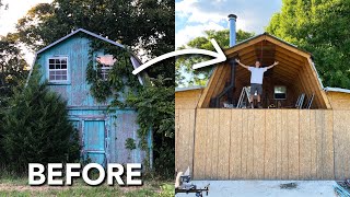 Giving New Life to Our 20-Year-Old Abandoned Home Depot Shed