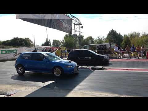 tuned HONDA CIVIC vs VW GOLD