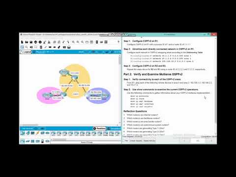 9.2.2.6 Packet Tracer - Configuring Multiarea OSPFv2