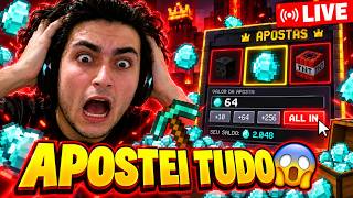 LIVE: Apostei TUDO em MOD de GAMBLING no Minecraft 😱💎