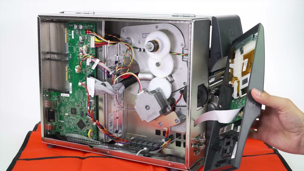 Peel Option Installation with Liner Take Up