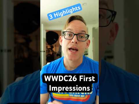 WWDC26 First Impressions from an iOS Developer #Xcode27 thumbnail
