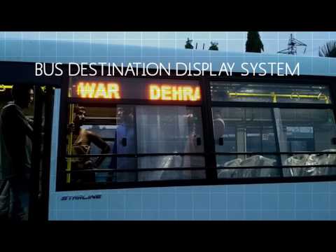 Outdoor led moving message display, sign board type: backlit...