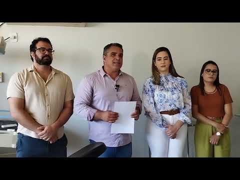 Prefeito Rodrigo Rodrigues inaugura Centro Cirúrgico 19/4/2024 Cachoeira Dourada GO