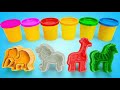 Learn Play With Colorful Clay Let S Make Cute Animals Together