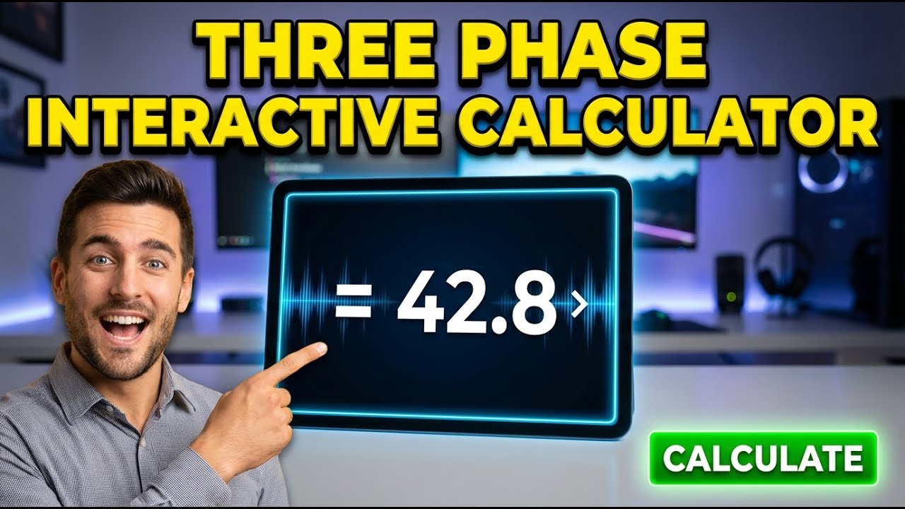 Three Phase Interactive Calculator