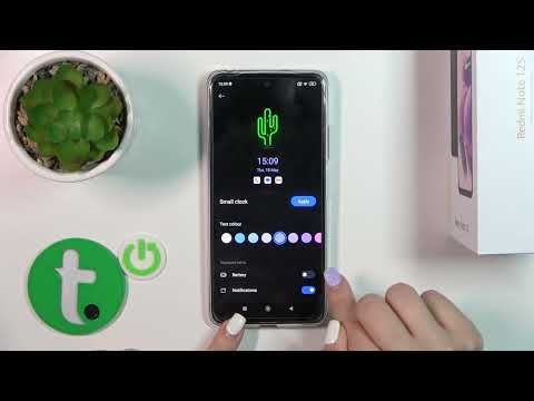 How to Customize the Always On Display Theme & Style on REDMI Note 12S - AOD Appearance