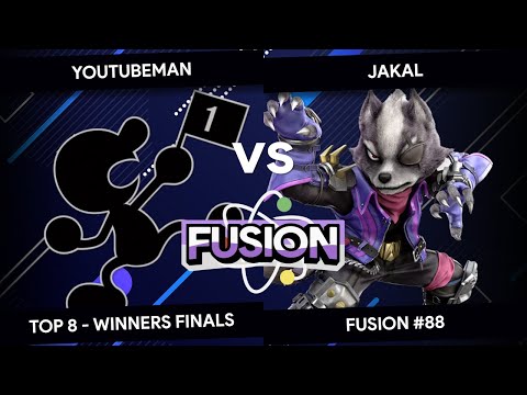 Fusion #88 - YoutubeMan (Mr. Game & Watch) vs Jakal (Wolf) - Top 8 - Winners Finals