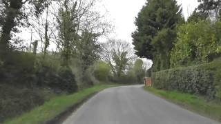 preview picture of video 'Driving From Alfrick To Ravenshill Woodland Reserve, Lulsley, Worcestershire, England 2nd April 2012'