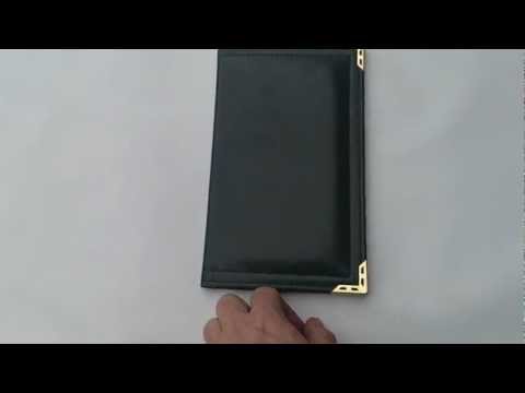 Éttermi számla átadó, fizető mappa (csáró)  www.mappagyartas.hu