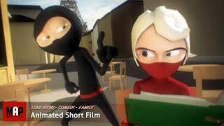 CGI 3D Animated Short Film "A NINJA LOVE STORY" Funny Animation by Daniel Klug