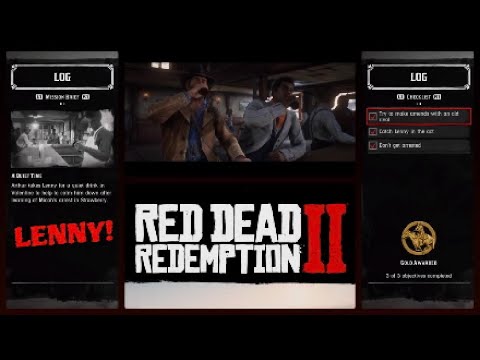 Red Dead Redemption 2 : Gold Medal : A Quiet Time Story Mission. LENNY!
