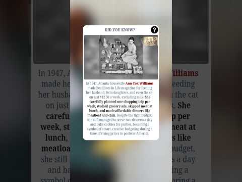 1947 Budget Queen |  Feeding a Family on $12.50 a Week? 🍽️🛒📉 | #fact #facts #shorts