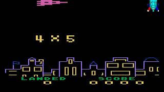 Atari 800 Game: Big Math Attack (1980 T.H.E.S.I.S)