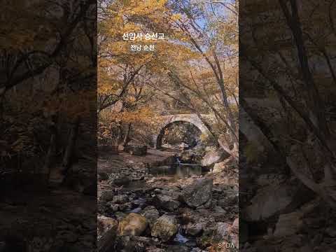 가을의 마음을 정화시키는 힐링 여행