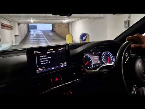Audi A7 3.0 TDI (Straight Pipe) - Car Park Acceleration Sound