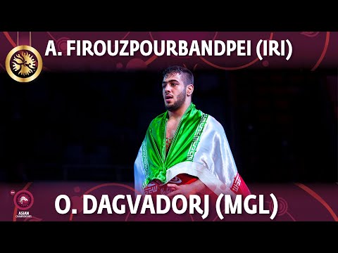 Amirhossein Firouzpourbandpei (IRI) vs Orgilokh Dagvadorj (MGL) - Final // Asian Championships 2022