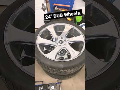 Ford Lightning with 24" DUB wheels! #ford #lightningstrikes #lightning #shorts