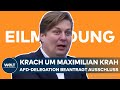 MAXIMILIAN KRAH: AfD-Delegation im Europaparlament beantragt Fraktionsausschluss | EILMELDUNG