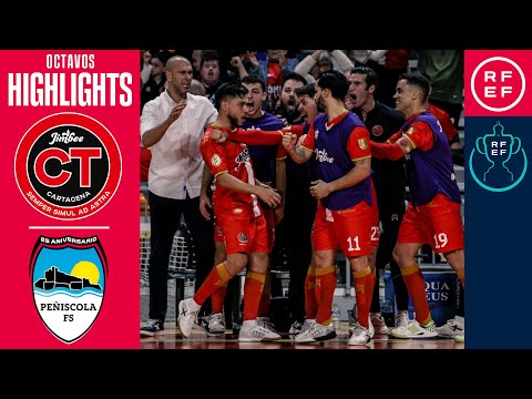 Resumen #CopadelReyFS Jimbee Cartagena Costa Cálida 6-4 Servigroup Peñíscola  | Octavos