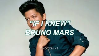 ★日本語訳★If I Knew - Bruno Mars